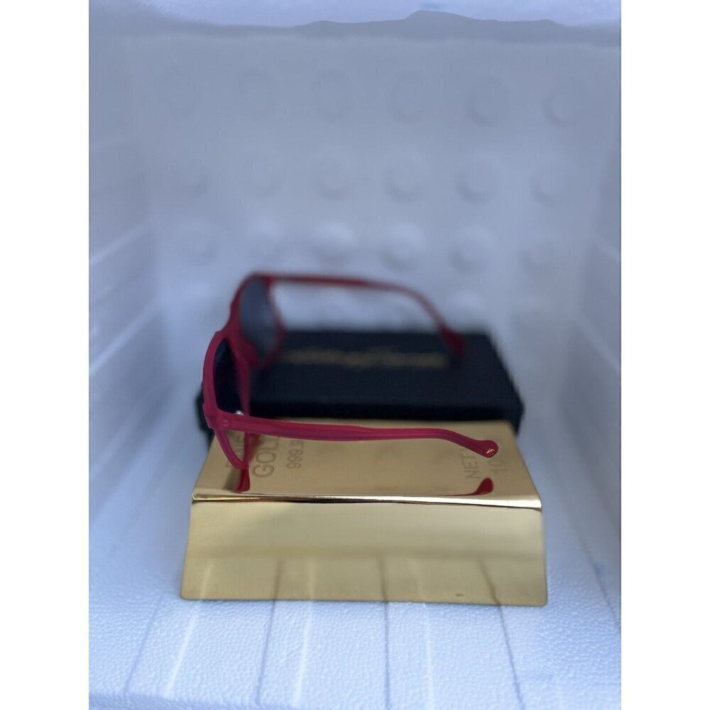 Vintage Frame Company The Creatchman by Corey Shapiro Red Flat Top Sunglasses - Picture 10 of 16